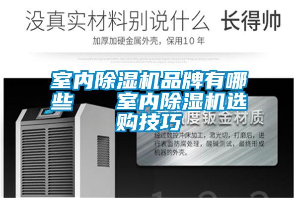 室內除濕機品牌有哪些 室內除濕機選購技巧