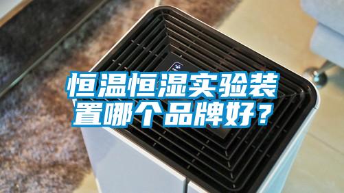 恒溫恒濕實驗裝置哪個品牌好?