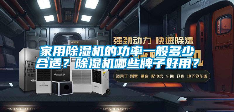 家用除濕機的功率一般多少合適？除濕機哪些牌子好用？