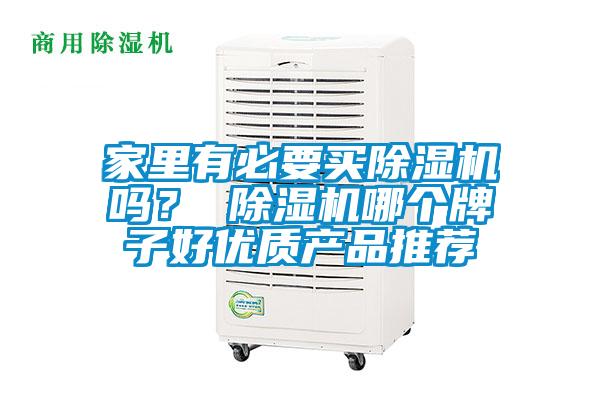 家里有必要買除濕機嗎? 除濕機哪個牌子好優質產品推薦