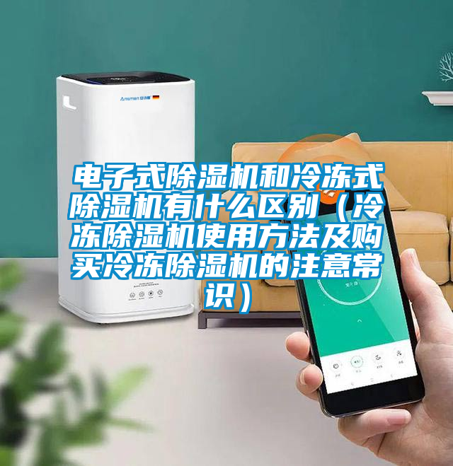 電子式除濕機和冷凍式除濕機有什么區別(冷凍除濕機使用方法及購買冷凍除濕機的注意常識)