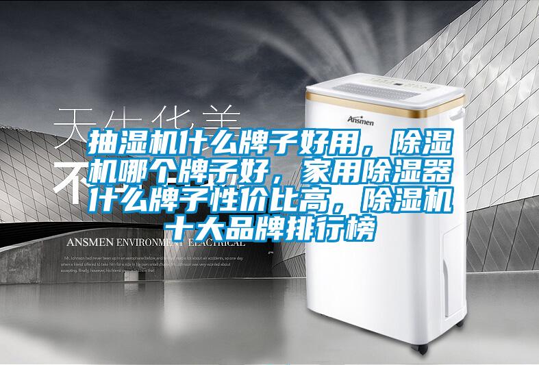 抽濕機什么牌子好用,除濕機哪個牌子好,家用除濕器什么牌子性價比高,除濕機十大品牌排行榜