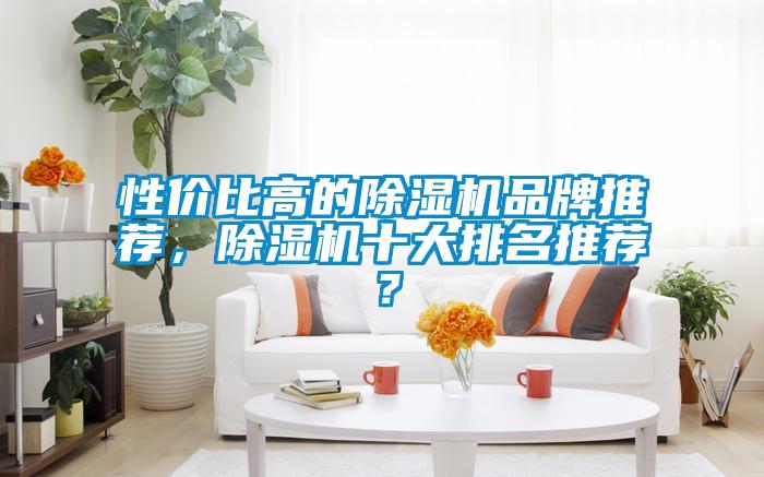 性價比高的除濕機品牌推薦，除濕機十大排名推薦？