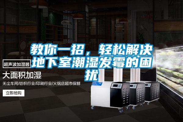 教你一招,輕松解決地下室潮濕發(fā)霉的困擾