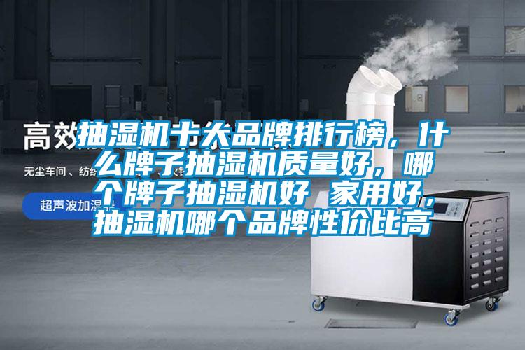 抽濕機十大品牌排行榜，什么牌子抽濕機質量好，哪個牌子抽濕機好 家用好，抽濕機哪個品牌性價比高