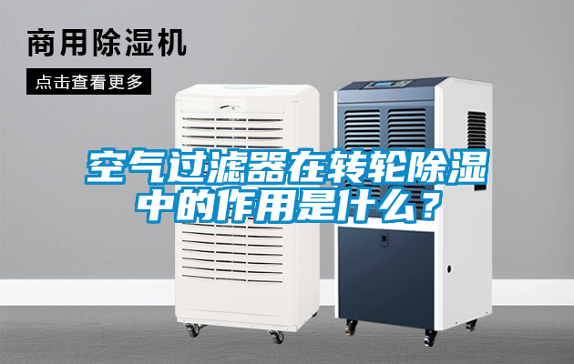 空氣過濾器在轉輪除濕中的作用是什么?
