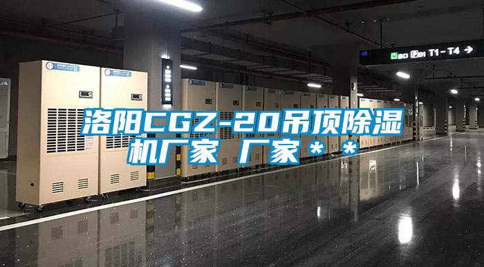 洛陽CGZ-20吊頂除濕機廠家 廠家**