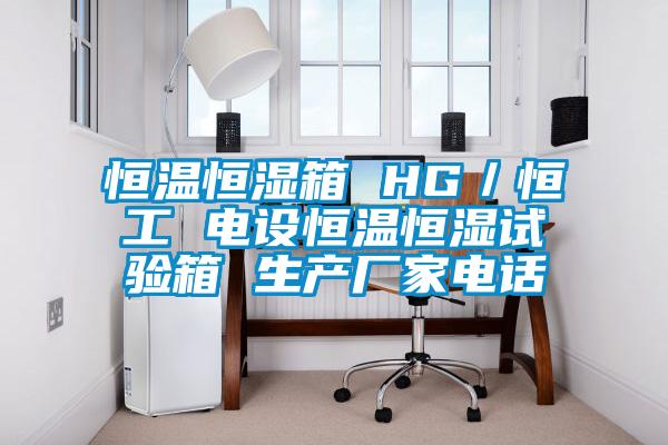恒溫恒濕箱 HG/恒工 電設恒溫恒濕試驗箱 生產廠家電話