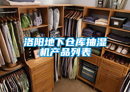 洛陽地下倉庫抽濕機產品列表