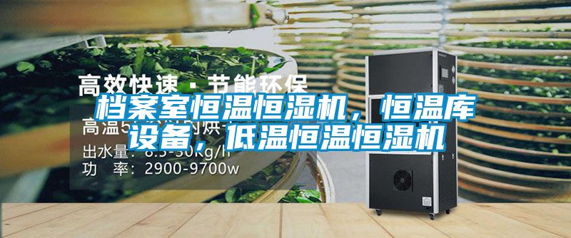 檔案室恒溫恒濕機,恒溫庫設備,低溫恒溫恒濕機