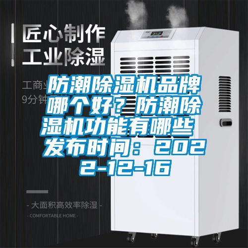防潮除濕機(jī)品牌哪個好?防潮除濕機(jī)功能有哪些 發(fā)布時間:2022-12-16