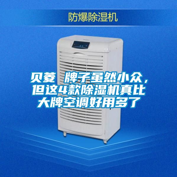 貝菱 牌子雖然小眾,但這4款除濕機真比大牌空調好用多了