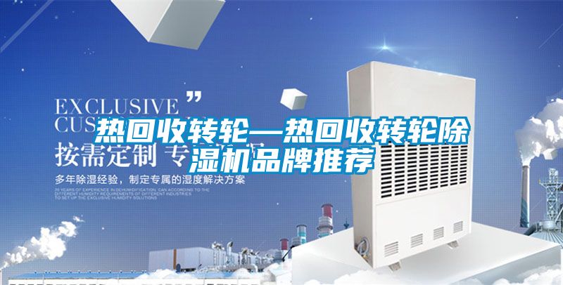 熱回收轉輪—熱回收轉輪除濕機品牌推薦