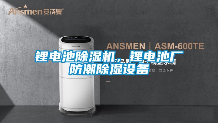 鋰電池除濕機,鋰電池廠防潮除濕設備