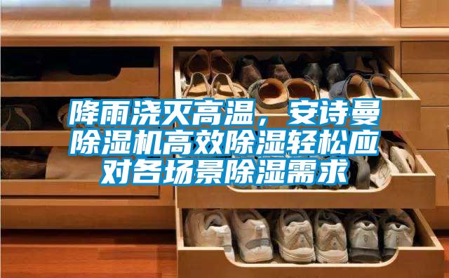 降雨澆滅高溫,安詩曼除濕機高效除濕輕松應對各場景除濕需求