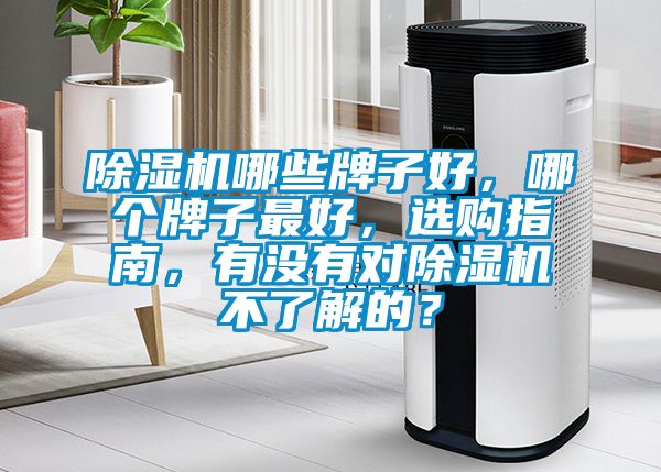 除濕機哪些牌子好，哪個牌子最好，選購指南，有沒有對除濕機不了解的？