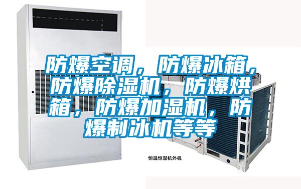 防爆空調(diào),防爆冰箱,防爆除濕機,防爆烘箱,防爆加濕機,防爆制冰機等等