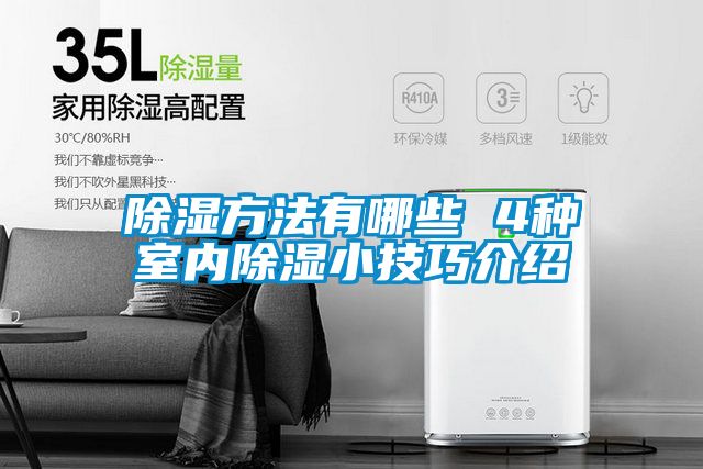 除濕方法有哪些 4種室內(nèi)除濕小技巧介紹