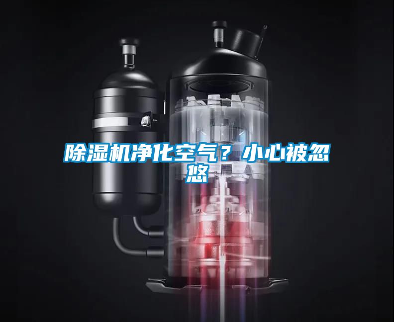 除濕機凈化空氣?小心被忽悠