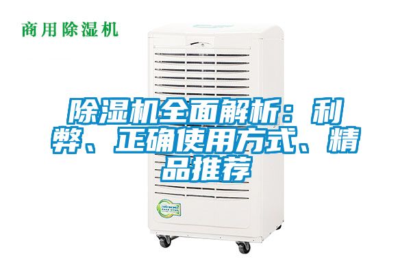 除濕機全面解析:利弊、正確使用方式、精品推薦