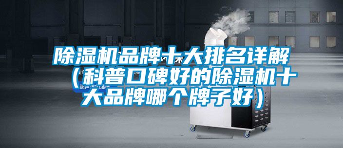 除濕機品牌十大排名詳解(科普口碑好的除濕機十大品牌哪個牌子好)