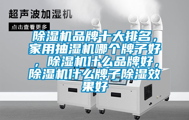 除濕機品牌十大排名,家用抽濕機哪個牌子好,除濕機什么品牌好,除濕機什么牌子除濕效果好