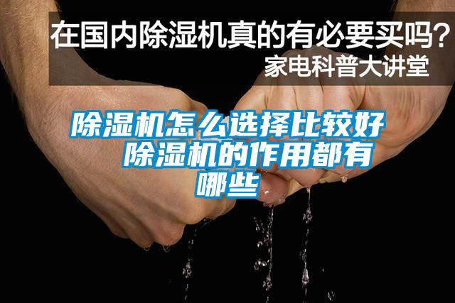 除濕機怎么選擇比較好 除濕機的作用都有哪些