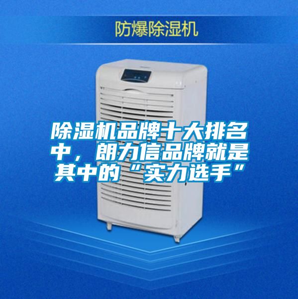 除濕機(jī)品牌十大排名中，朗力信品牌就是其中的“實(shí)力選手”