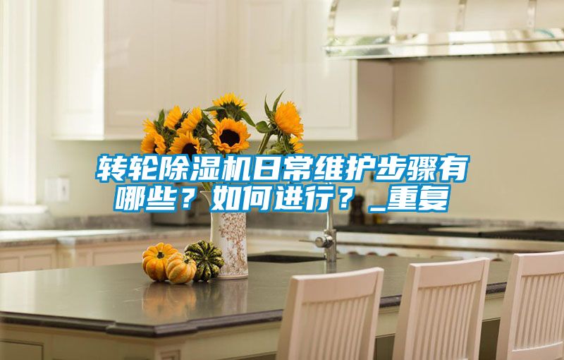 轉(zhuǎn)輪除濕機(jī)日常維護(hù)步驟有哪些?如何進(jìn)行?_重復(fù)