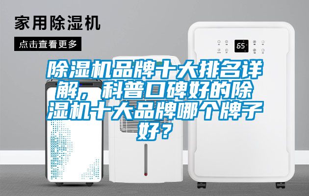 除濕機品牌十大排名詳解,科普口碑好的除濕機十大品牌哪個牌子好?
