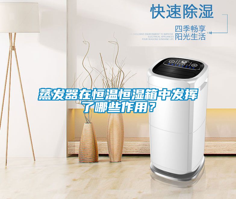 蒸發器在恒溫恒濕箱中發揮了哪些作用?