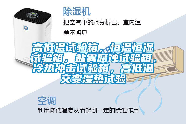高低溫試驗箱,恒溫恒濕試驗箱,鹽霧腐蝕試驗箱,冷熱沖擊試驗箱,高低溫交變濕熱試驗