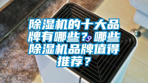 除濕機的十大品牌有哪些?哪些除濕機品牌值得推薦?