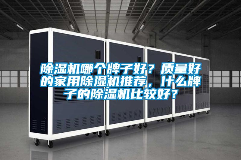 除濕機哪個牌子好？質量好的家用除濕機推薦，什么牌子的除濕機比較好？