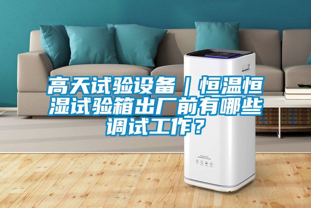 高天試驗設備|恒溫恒濕試驗箱出廠前有哪些調試工作?